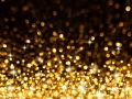 Golden Christmas Lights Background